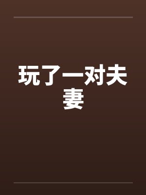 玩了一对夫妻封面