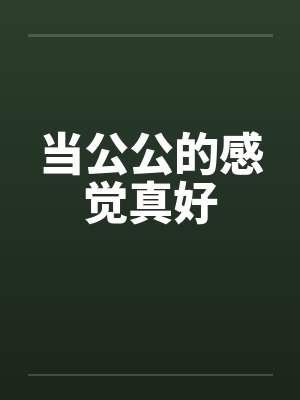 当公公的感觉真好封面