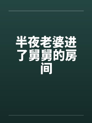 半夜老婆进了舅舅的房间封面