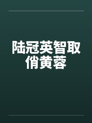 陆冠英智取俏黄蓉封面