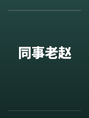 同事老赵封面