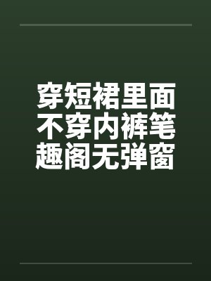 穿短裙里面不穿内裤笔趣阁无弹窗封面