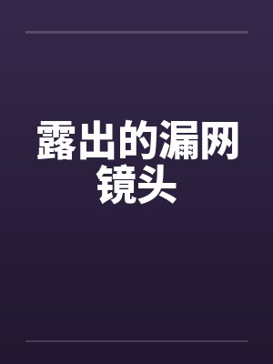 露出的漏网镜头封面