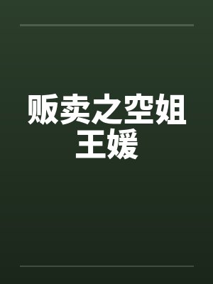 贩卖之空姐王媛封面