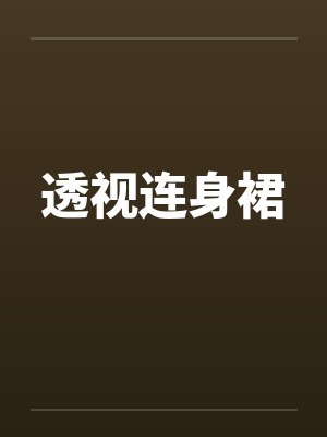 透视连身裙封面