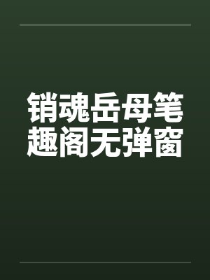 销魂岳母笔趣阁无弹窗封面