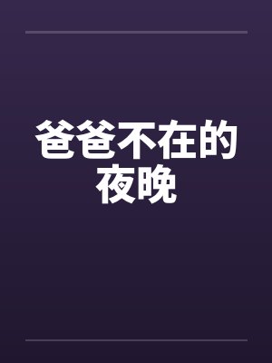 爸爸不在的夜晚封面