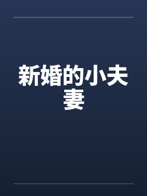 新婚的小夫妻封面