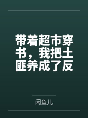 带着超市穿书，我把土匪养成了反派首辅封面