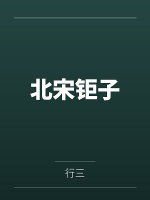 北宋钜子封面