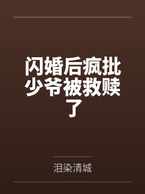 闪婚后疯批少爷被救赎了封面
