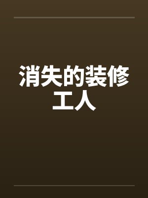 消失的装修工人封面