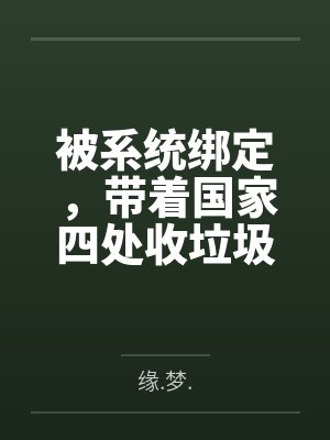 被系统绑定，带着国家四处收垃圾封面