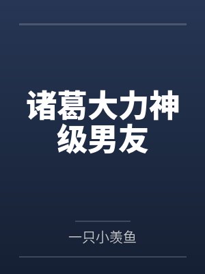 诸葛大力神级男友封面