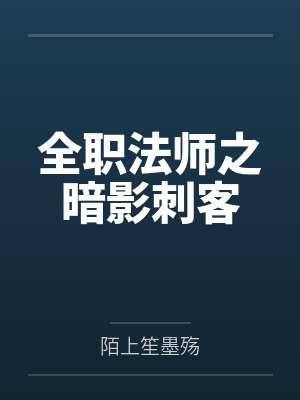 全职法师之暗影刺客封面