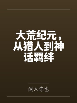 大荒纪元，从猎人到神话羁绊封面