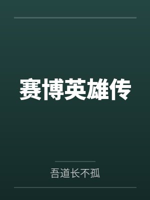 赛博英雄传封面