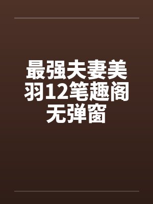 最强夫妻美羽12笔趣阁无弹窗封面