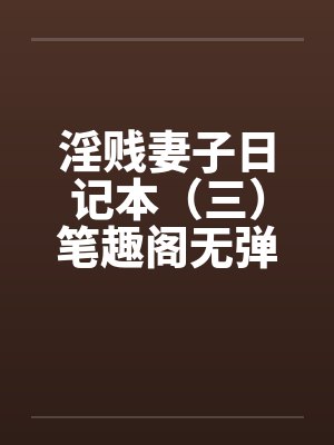 淫贱妻子日记本（三）笔趣阁无弹窗封面