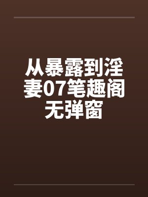 从暴露到淫妻07笔趣阁无弹窗封面