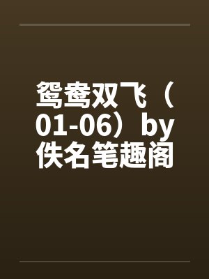 鸳鸯双飞（01-06）by佚名笔趣阁无弹窗封面