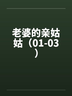 老婆的亲姑姑（01-03）封面
