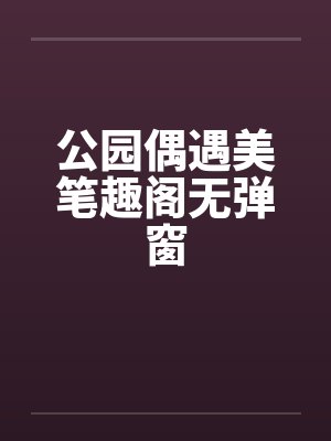 公园偶遇美笔趣阁无弹窗封面