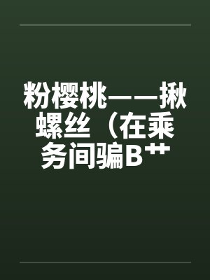 粉樱桃——揪螺丝（在乘务间骗B艹）封面
