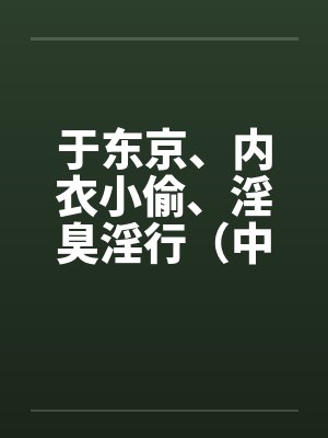 于东京、内衣小偷、淫臭淫行（中）封面