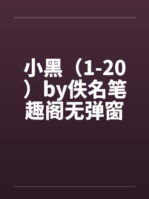 小黑（1-20）by佚名笔趣阁无弹窗封面