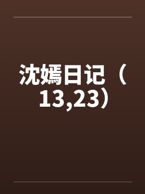 沈嫣日记（13，23）封面