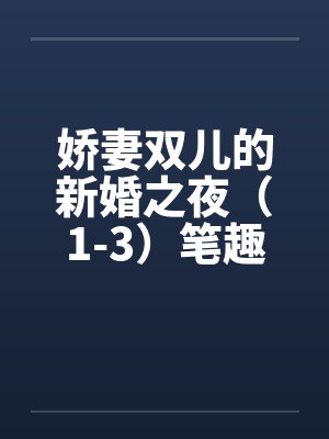 娇妻双儿的新婚之夜（1-3）笔趣阁无弹窗封面