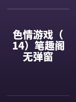 色情游戏（14）笔趣阁无弹窗封面