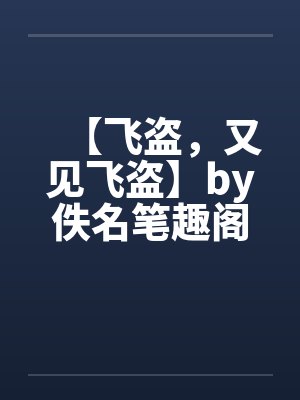 【飞盗，又见飞盗】by佚名笔趣阁无弹窗封面