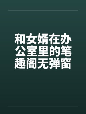 和女婿在办公室里的笔趣阁无弹窗封面