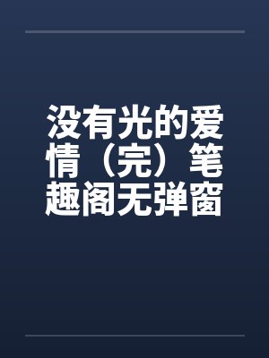 没有光的爱情（完）笔趣阁无弹窗封面