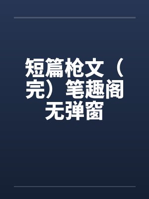 短篇枪文（完）笔趣阁无弹窗封面