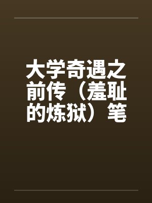 大学奇遇之前传（羞耻的炼狱）笔趣阁无弹窗封面