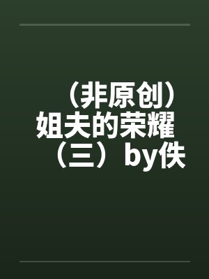 （非原创）姐夫的荣耀（三）by佚名笔趣阁无弹窗封面
