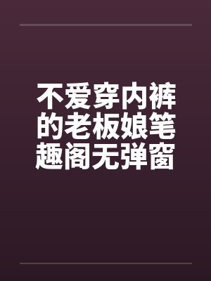 不爱穿内裤的老板娘笔趣阁无弹窗封面
