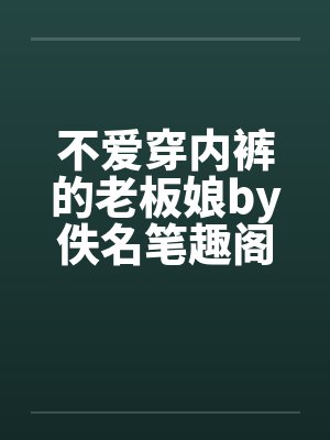 不爱穿内裤的老板娘by佚名笔趣阁无弹窗封面