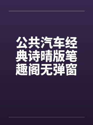 公共汽车经典诗晴版笔趣阁无弹窗封面