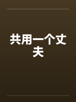 共用一个丈夫封面