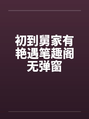 初到舅家有艳遇笔趣阁无弹窗封面