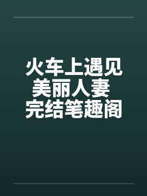 火车上遇见美丽人妻 完结笔趣阁无弹窗封面