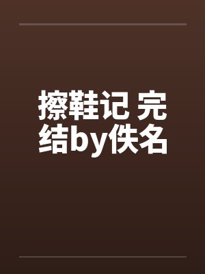 擦鞋记 完结by佚名封面