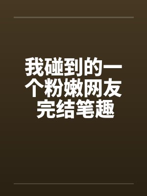 我碰到的一个粉嫩网友 完结笔趣阁无弹窗封面