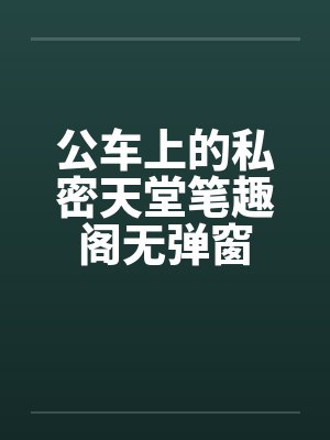 公车上的私密天堂笔趣阁无弹窗封面