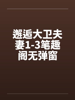 邂逅大卫夫妻1-3笔趣阁无弹窗封面