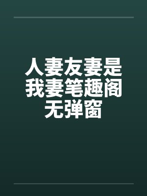 人妻友妻是我妻笔趣阁无弹窗封面